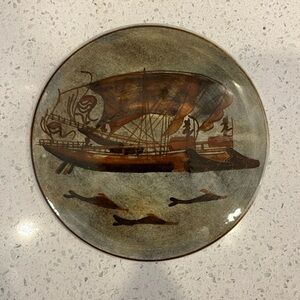 Kepameikoe AOHNAl Greek
Ceramic Glazed Greek
Sailing Ship 1939
Handpainted